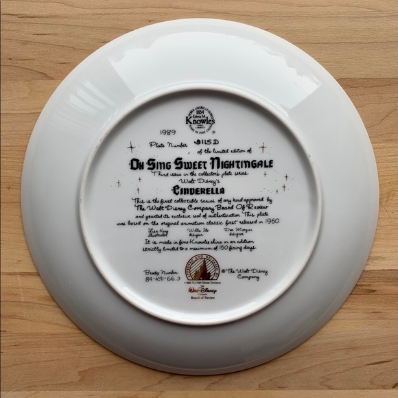 Walt Disney's Cinderella Collectors' Plate Series 1988-1989 - Picture 7 of 9